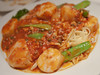 Scallops Putanesca (something I order there special, it's not on the menu) ... Scallops, Garlic, anchovies, capers, chili flakes, Italian parsley in tomato sauce ... Assaggio 95-1249 Meheula Parkway Mililani Town, HI 96789 ... Photographer Ross Hamamura,   www.RDHphoto.net