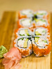 "Tobiko"  Cali Roll, also should try the Sukiyaki ... one of  my favorite Japanise Resturants ... Kunio Restaurant  94-799 Lumiaina St Ste 2F  Waipahu, HI 96797  Phone: (808) 680-9188  ....   Photographer: Ross Hamamura, www.RDHphoto.net