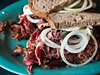 Taste of New York 1137 11th Ave # 103 Honolulu, HI 96816 (808) 737-3354 ...  When I cannot get to Carnage Deli in NYC I go here lol, Pastrami "my way", with onions and cream cheese ... Photographer: Ross Hamamura, www.RDHphoto.net